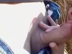 Enjoying the outdoors during the time that fucking and sucking in this public amateur video. You can see that the smell of freshly cut grass makes this slut sexually slutty as that babe sucks his cock hardcore and receives screwed in the open field.