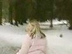 Wife and husband take a stroll and have strange intercourse in the woods. ends up cumming in her face! watch!