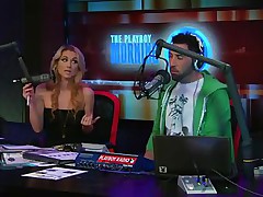 Watch the hawt golden-haired host of the play playboy radio program 'Morning Show' discussing about some important facts of appearance and looks those you'll need to keep u fit and sexy! And to show the practical result that babe takes off her tops to show u how beautiful her body is by obeying those rules herself!